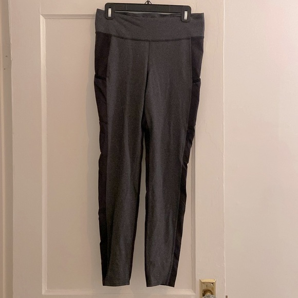 Gray LL Bean leggings with black lining - Picture 1 of 1